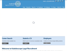 Tablet Screenshot of klrecruitment.com.au